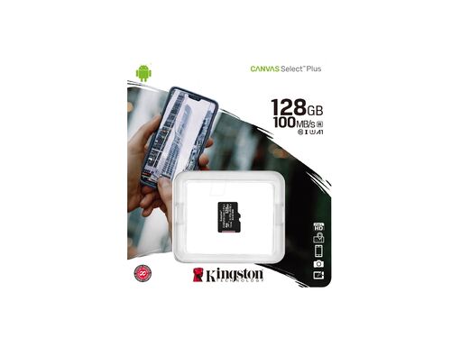 MEMORIJE KARTICE KINGSTON SDCS2/128GBSP/MICROSDXC/128GB/CLASS10 U3/100MB/S-10MB/S